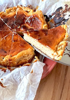 砂糖不使用！バスクチーズケーキ-レシピのメイン写真
