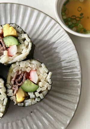 うどん恵方巻き♪-レシピのメイン写真