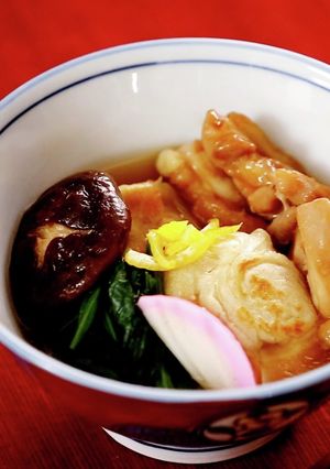 お雑煮風焼き豚まん-レシピのメイン写真