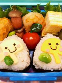 秋のキャラ弁-レシピのメイン写真
