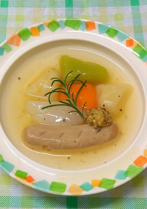 介護食 欧風ポトフマスタード添え-レシピのメイン写真