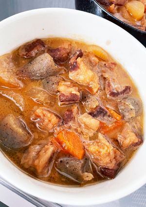 炊飯器で！牛すじ肉のどて煮（味噌煮込み）-レシピのメイン写真