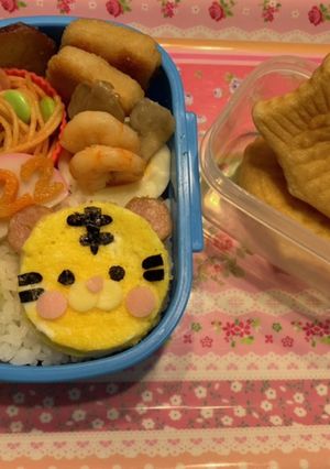 トラキャラ弁-レシピのメイン写真