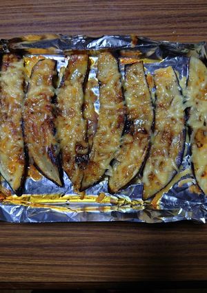 ヨウサマの減塩長なすのチーズ焼き-レシピのメイン写真