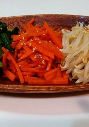 簡単！食卓のもう一品に！！ 三色ナムル-レシピのメイン写真