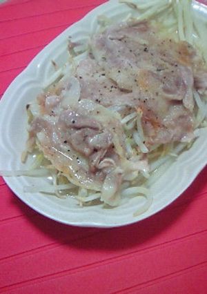 レンジで♪♪簡単豚もやし-レシピのメイン写真