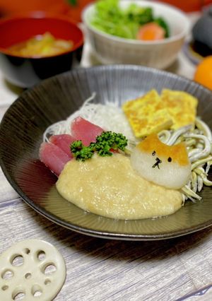 ねこの大根おろしアート-レシピのメイン写真