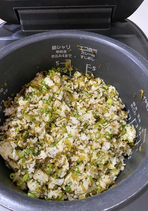 高菜漬けの混ぜごはん(お弁当用)-レシピのメイン写真