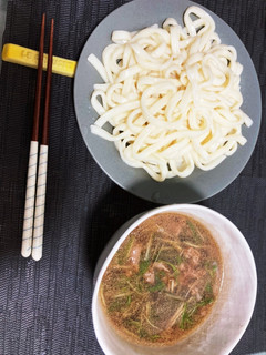 牛肉と水菜のつけうどん-レシピのメイン写真