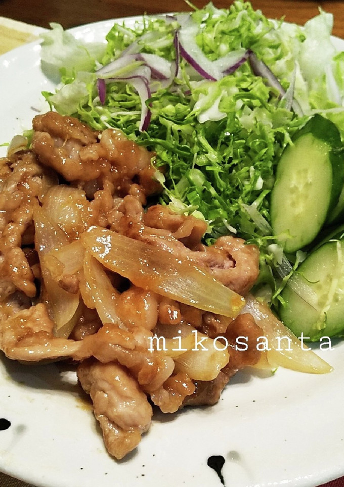 ♫豚のしょうが焼き♫-レシピのメイン写真