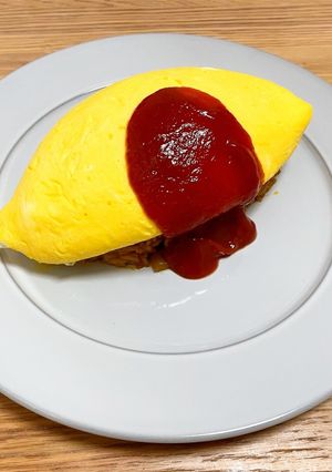 綺麗にできるチキンライス最高のオムライス-レシピのメイン写真