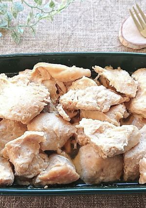 鶏むね肉の味噌マヨ簡単レンチン焼き-レシピのメイン写真