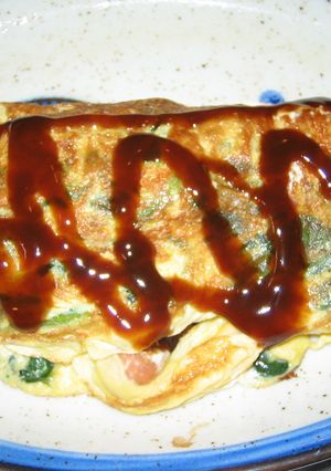 マヨネーズとほうれん草のオムレツ！-レシピのメイン写真