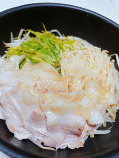 豚バラ肉の蒸ししゃぶ!-レシピのメイン写真