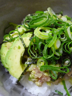 ♪うちのアボカドねぎとろ丼♪-レシピのメイン写真