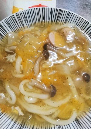 残り野菜スープのあんかけうどん♪♪♪-レシピのメイン写真