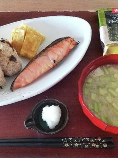 朝ごはん 大根の茎の味噌汁(豚汁)-レシピのメイン写真