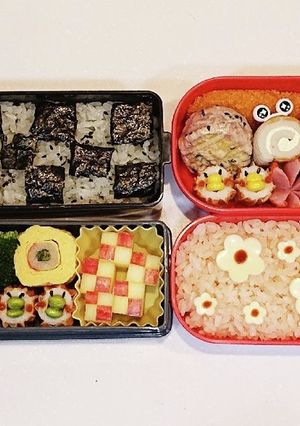 小学生(2年)双子のお弁当2-レシピのメイン写真
