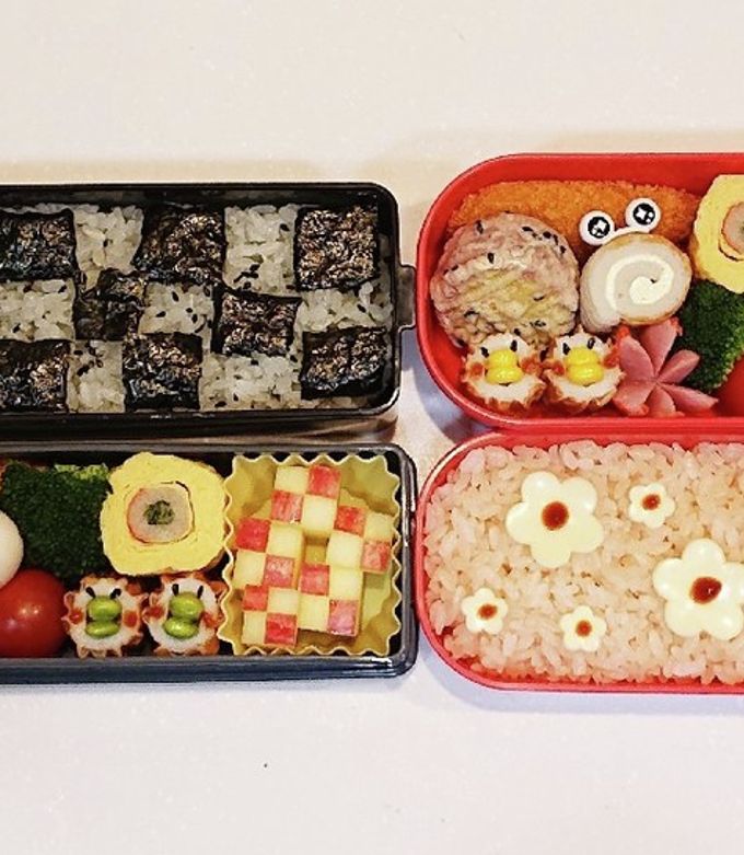小学生(2年)双子のお弁当2-レシピのメイン写真