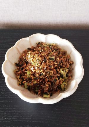 大根の茎　若芽　金胡麻　鰹節　ふりかけ-レシピのメイン写真
