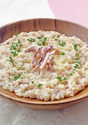 塩辛と味噌のリゾット-レシピのメイン写真