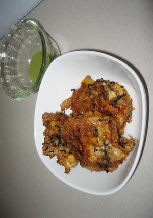 簡単☆でこぼこ☆お豆腐のかきあげ-レシピのメイン写真