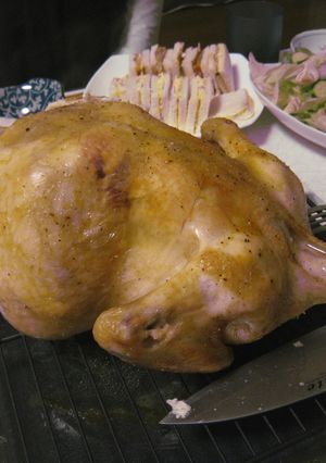 簡単　鳥の丸焼き-レシピのメイン写真