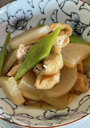 #旬の大根と油揚げの#簡単煮-レシピのメイン写真