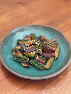 ゴーヤと茄子の簡単味噌炒め♪-レシピのメイン写真