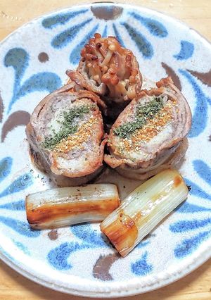 エノキの肉巻きガーリックバター仕立て-レシピのメイン写真