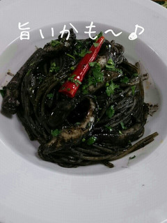 イカ墨のパスタ-レシピのメイン写真