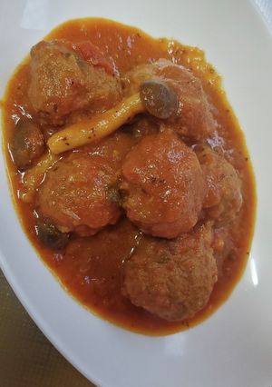 ホットクックでトマト煮込みミートボール-レシピのメイン写真