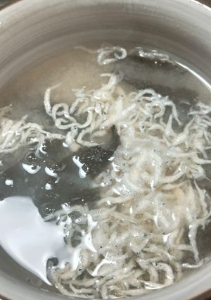 簡単ちりめんお味噌汁-レシピのメイン写真