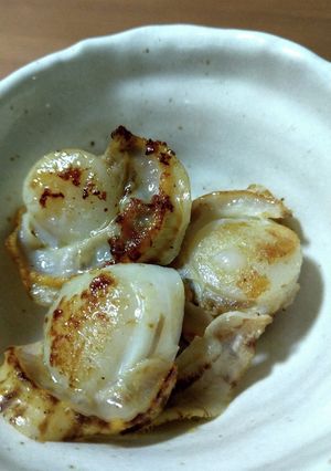 ベビーホタテ 焦がしバター焼き-レシピのメイン写真
