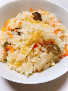 人参の炊き込みごはん-レシピのメイン写真