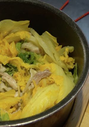 簡単すぎる「白菜と豚肉のミルフィーユ鍋」-レシピのメイン写真