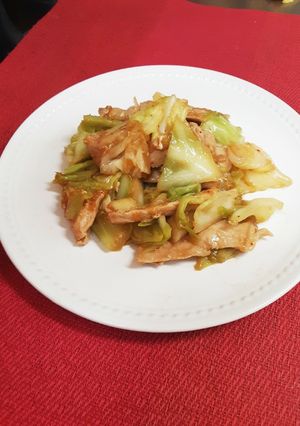 自己ベストで作るキャベツと豚肉の生姜焼-レシピのメイン写真