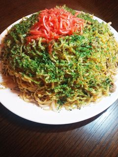簡単☆挽き肉ともやしのソース焼きそば-レシピのメイン写真
