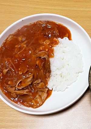 肉豆腐とカップスープでカレーにリメイク-レシピのメイン写真