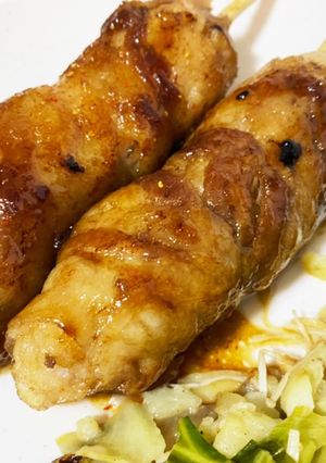 失敗ごはんをリメイク 肉巻きおにぎり-レシピのメイン写真
