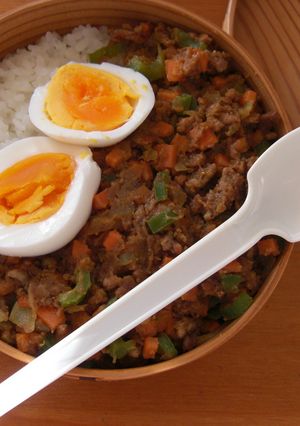 ドライカレー弁当-レシピのメイン写真