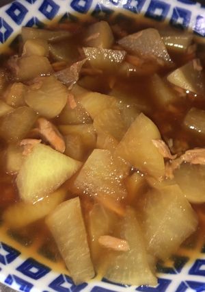 ご飯がススム＊ツナ缶と大根の煮物-レシピのメイン写真