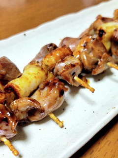 砂肝とちくわのミニ焼き鳥-レシピのメイン写真
