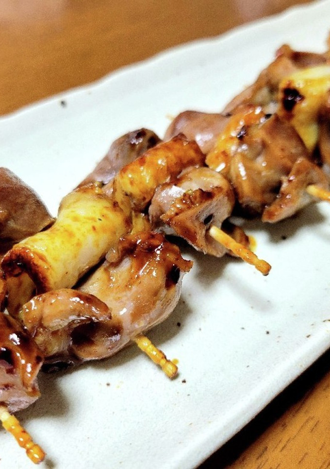 砂肝とちくわのミニ焼き鳥-レシピのメイン写真