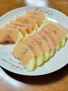 【切って巻くだけ!】りんごの生ハム巻き-レシピのメイン写真
