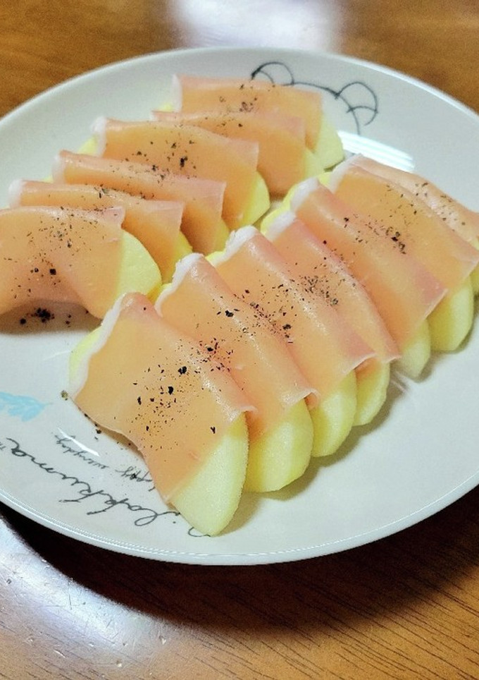 【切って巻くだけ！】りんごの生ハム巻き-レシピのメイン写真