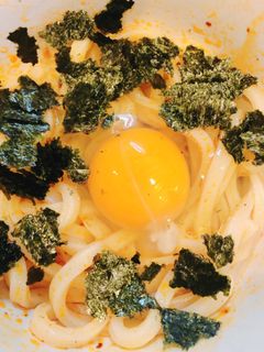 汁なしピリ辛酸っぱうどん-レシピのメイン写真