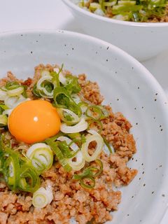 鶏そぼろ丼-レシピのメイン写真