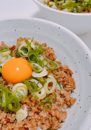 鶏そぼろ丼-レシピのメイン写真