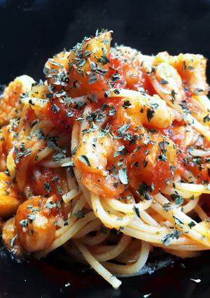 買い置きで洋食屋さんの【ペスカトーレ】-レシピのメイン写真